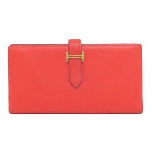 HERMES Red Wallet